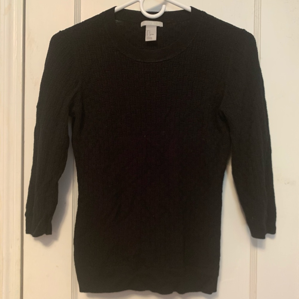 H&M black sweater.